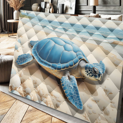 Close-up of 3D Coastal Wall Art V canvas by Tailored Canvases
