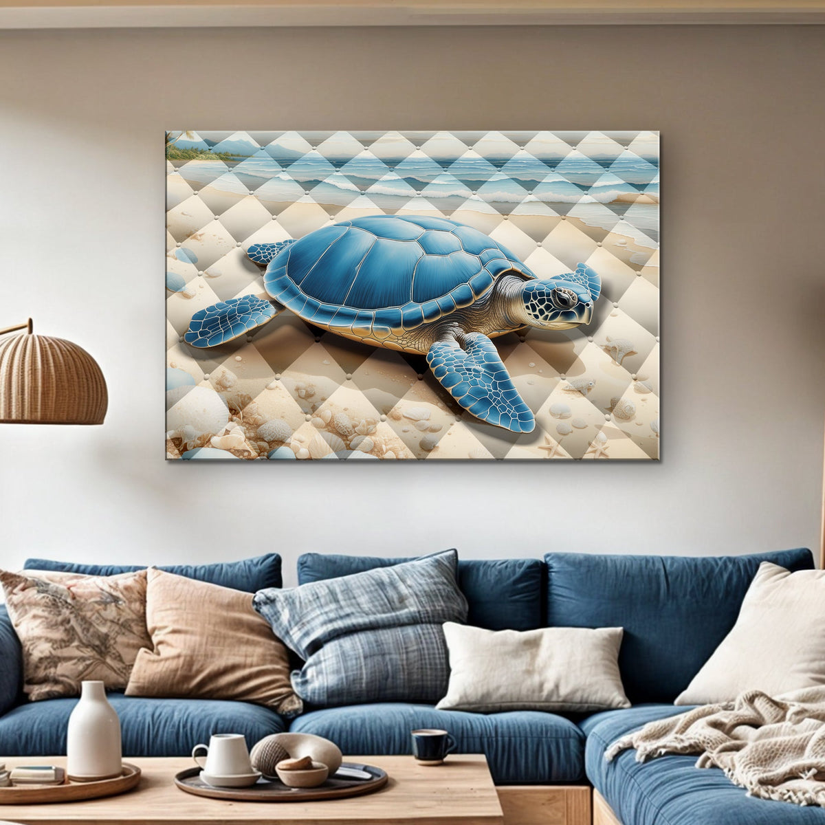 3D Coastal Wall Art V canvas by Tailored Canvases