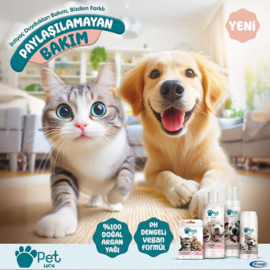 Pet Love Pet Grooming Wipes with 100% Natural Argan Oil - Convenient, Chemical-Free Cleaning for Pets by Beauty Care Bag