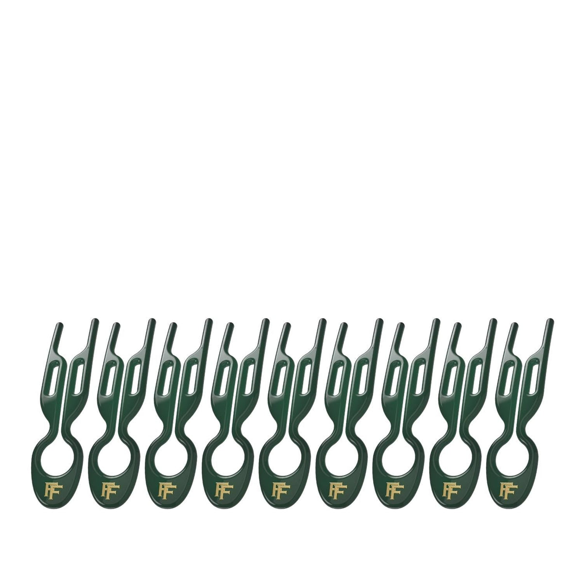 Fiona Franchimon No. 1 Hairpins Emerald Green 9 Count by Beauty Care Bag