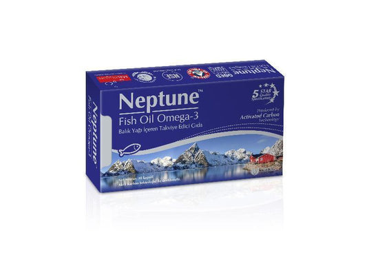 Neptune Omega-3 Fish Oil Capsules - Heart Health Supplement for Health-Conscious Individuals - 30 Capsules by Beauty Care Bag