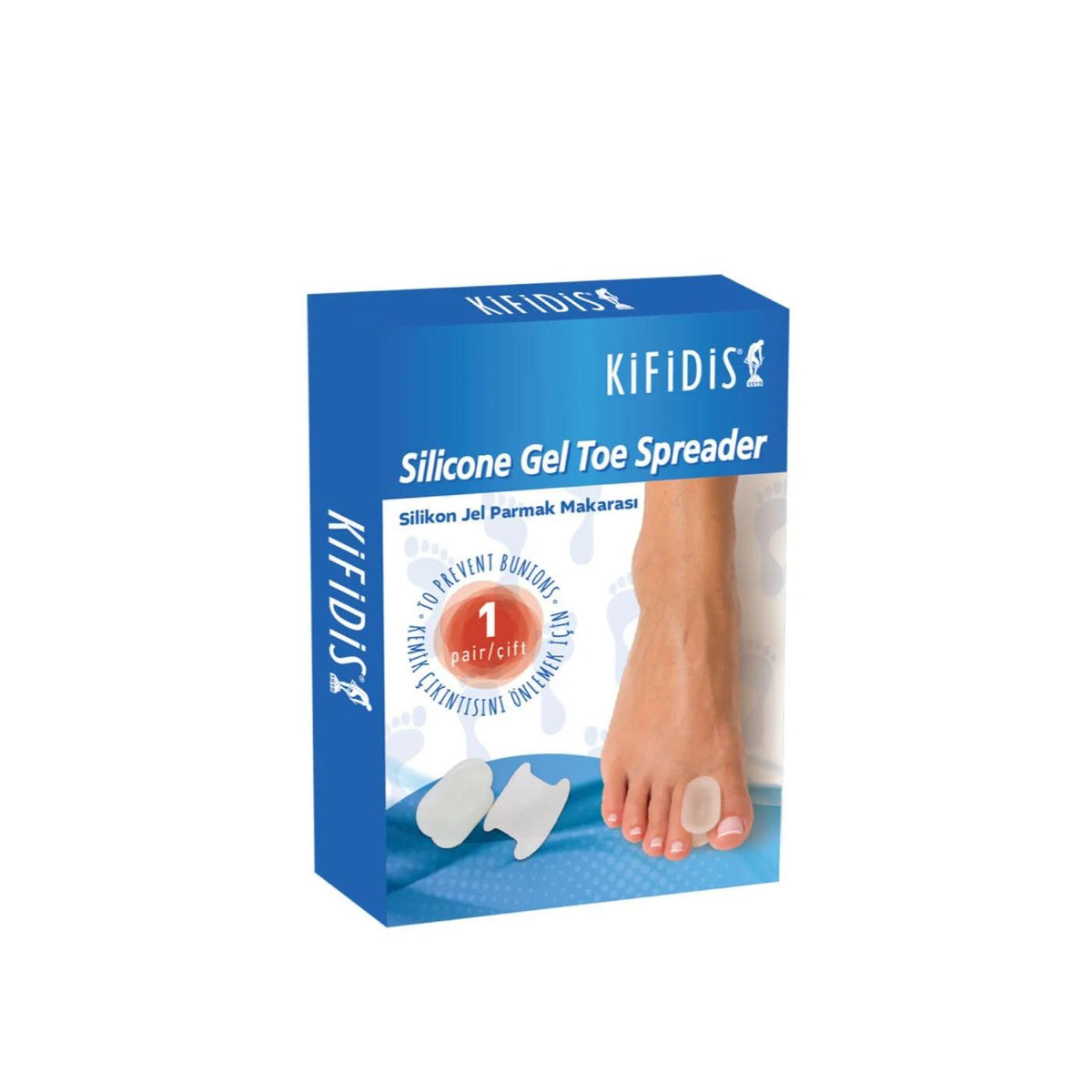 Kifidis Silicone Soft Gel Toe Spreader for Alignment 1 pc by Beauty Care Bag