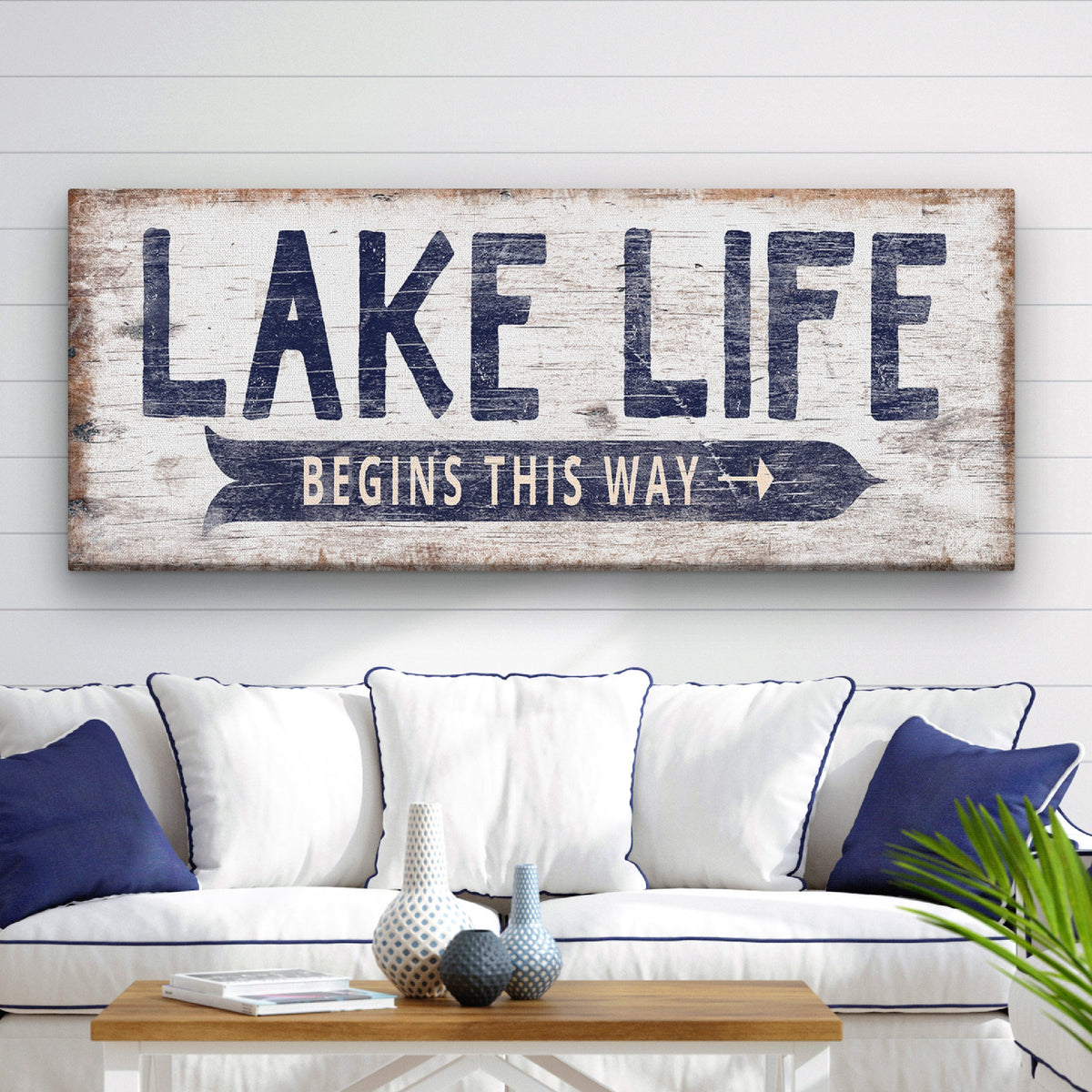 Personalized Lake Life Customizable Sign by Off The Square Designs