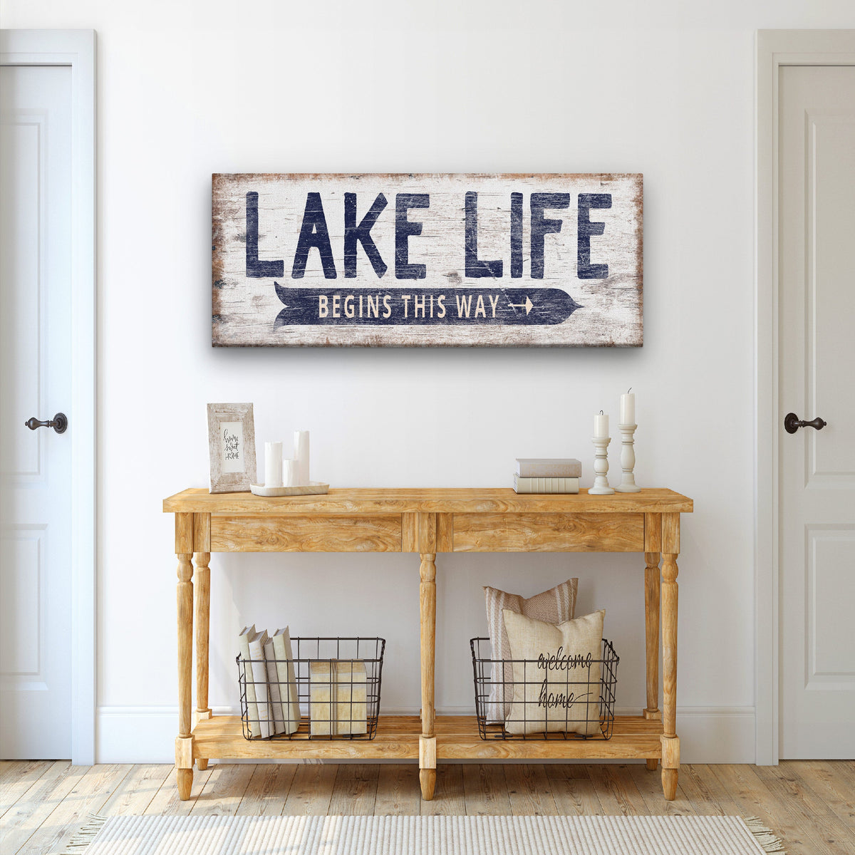 Personalized Lake Life Customizable Sign by Off The Square Designs