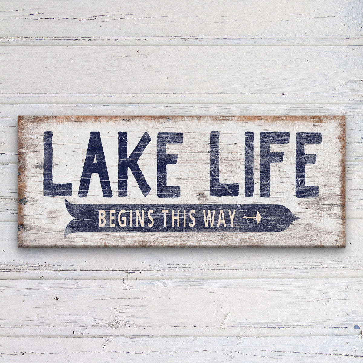 Personalized Lake Life Customizable Sign by Off The Square Designs