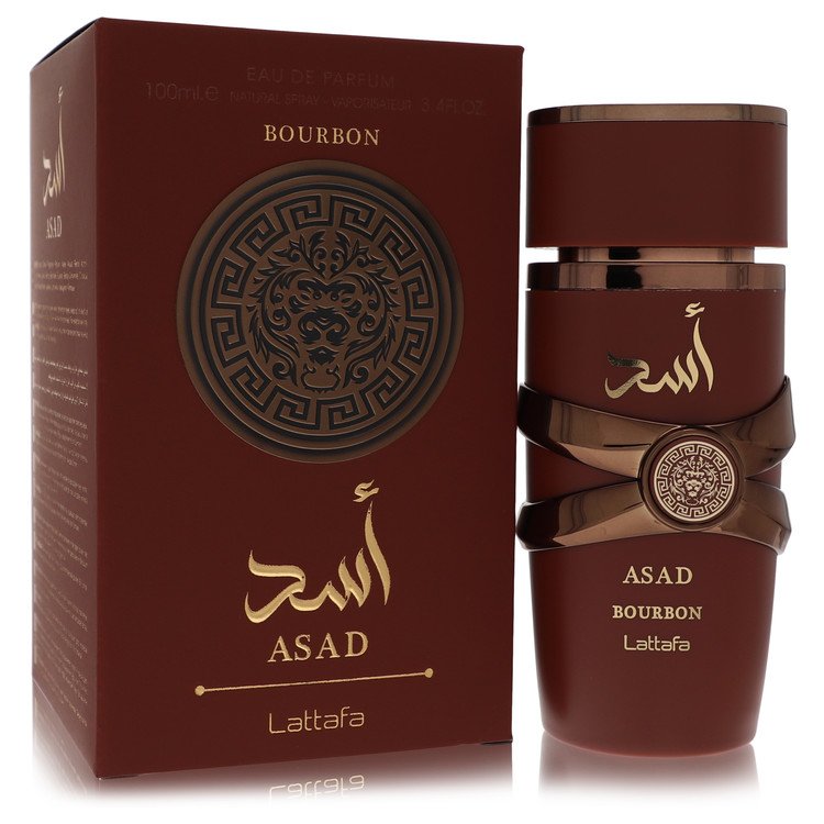 Lattafa Asad Bourbon by Lattafa Eau De Parfum Spray 3.4 oz for Men by Avera Group