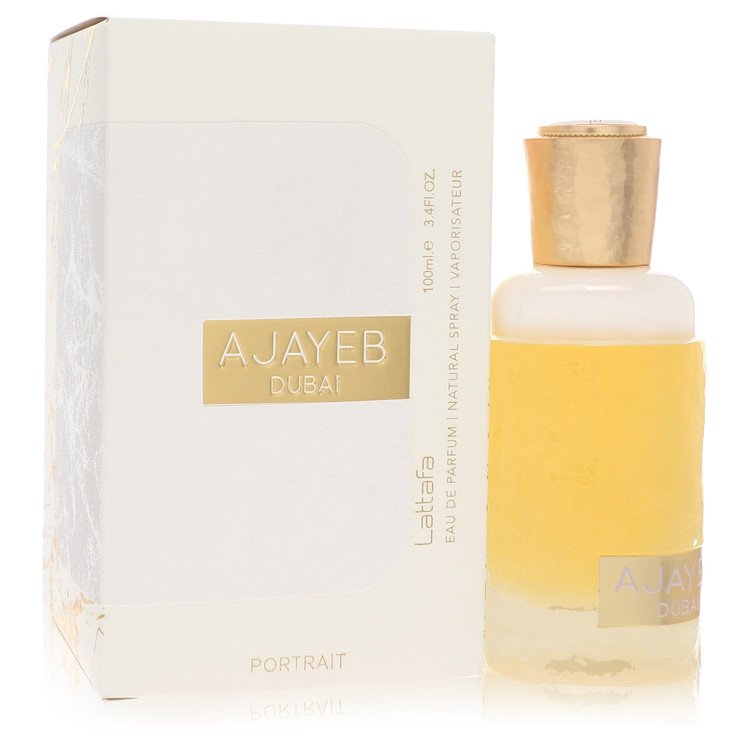 Lattafa Ajayeb Dubai Portrait by Lattafa Eau De Parfum Spray (Unisex) 3.4 oz for Men by Avera Group