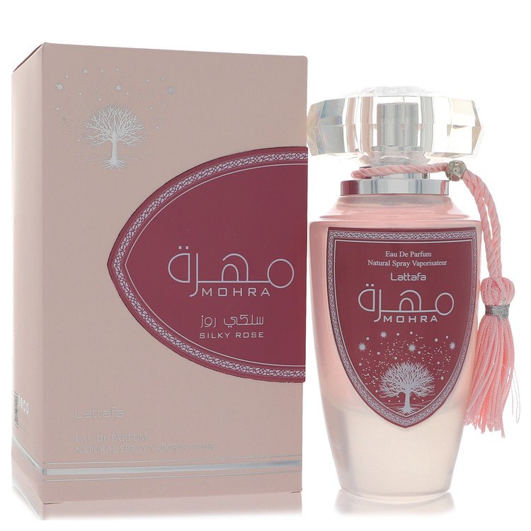 Lattafa Mohra Silky Rose by Lattafa Eau De Parfum Spray 3.4 oz for Women by Avera Group
