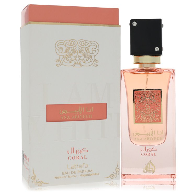 Ana Abiyed Coral by Lattafa Eau De Parfum Spray (Unisex) 2 oz for Men by Avera Group