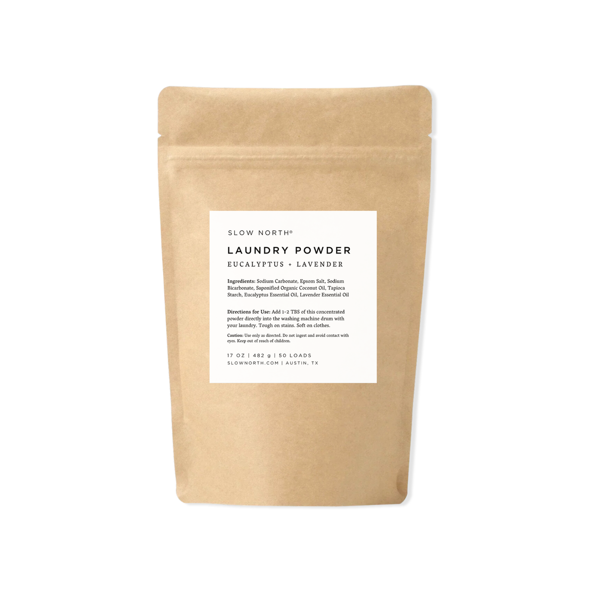 Laundry Powder - Eucalyptus + Lavender by Slow North