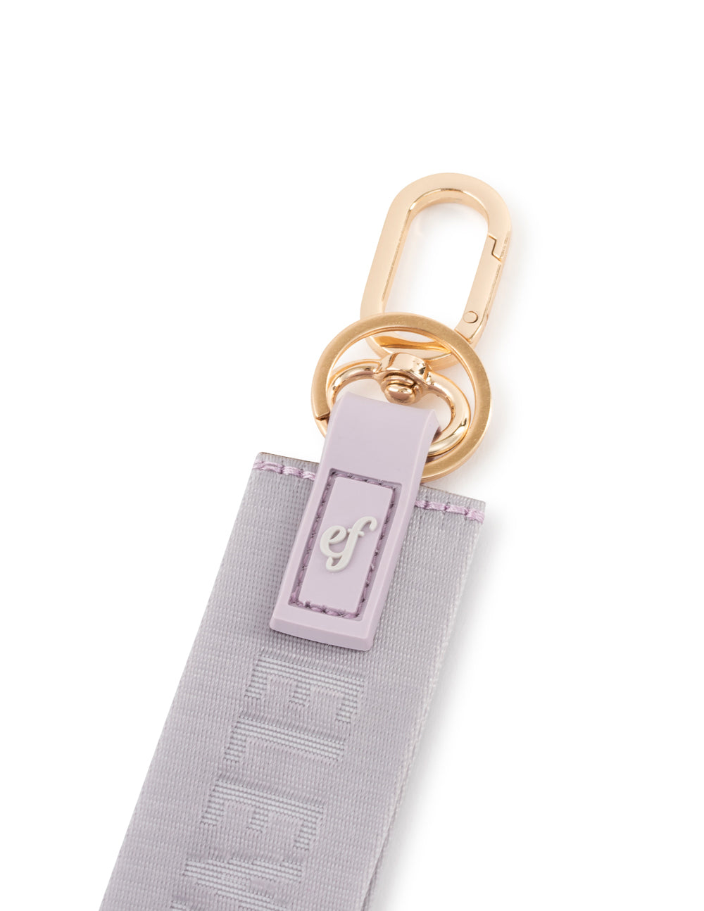 Lavender Oversized Logo Keychain by Elevated Faith