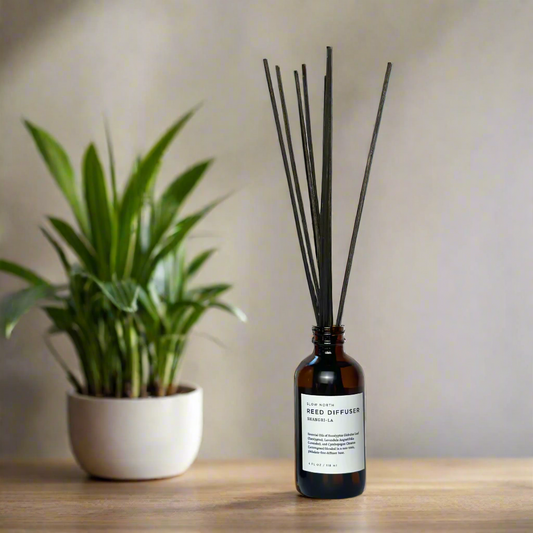 Shangri-La - Reed Diffuser (Eucalyptus + Lavender + Lemongrass) by Slow North