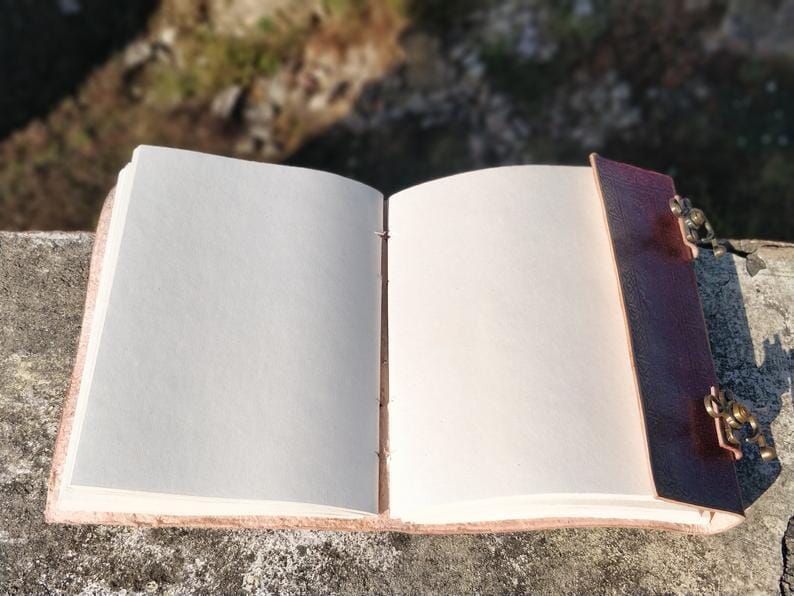 The Memphis Notebook by Classy Leather Bags