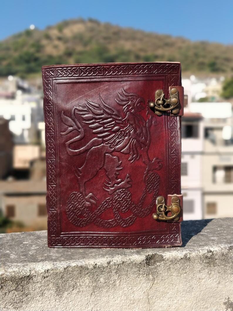 The Memphis Notebook by Classy Leather Bags