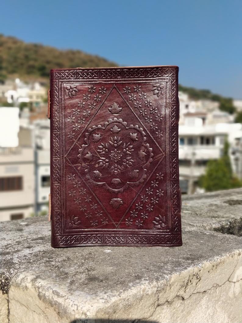 The Memphis Notebook by Classy Leather Bags