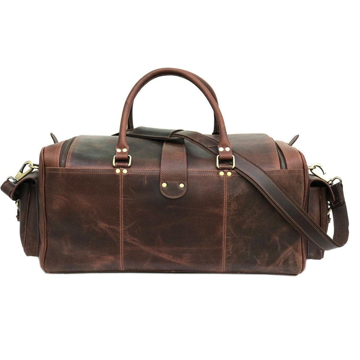 The Richardson Duffle by Classy Leather Bags