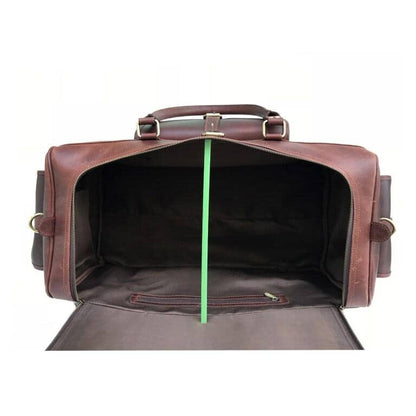 The Richardson Duffle by Classy Leather Bags