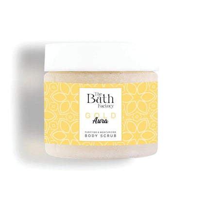 The Bath Factory Gold Aura Body Scrub 300g by Beauty Care Bag