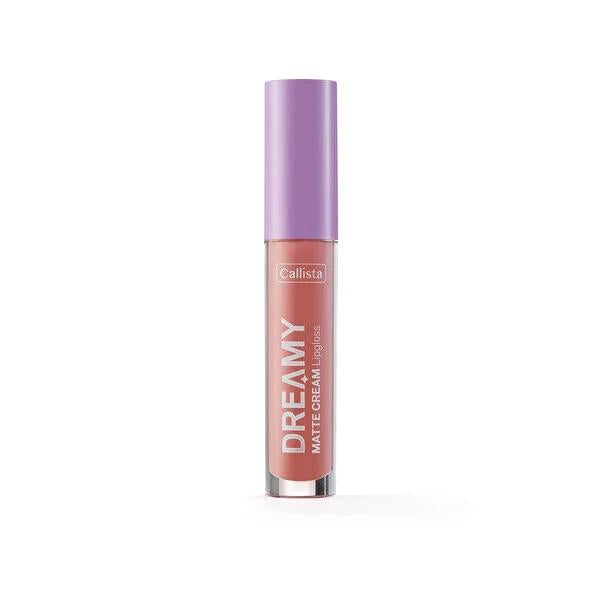 Callista Dreamy Matte Cream Lip Gloss - Nourishing, Long-Lasting Nude Shade for Natural Look by Beauty Care Bag