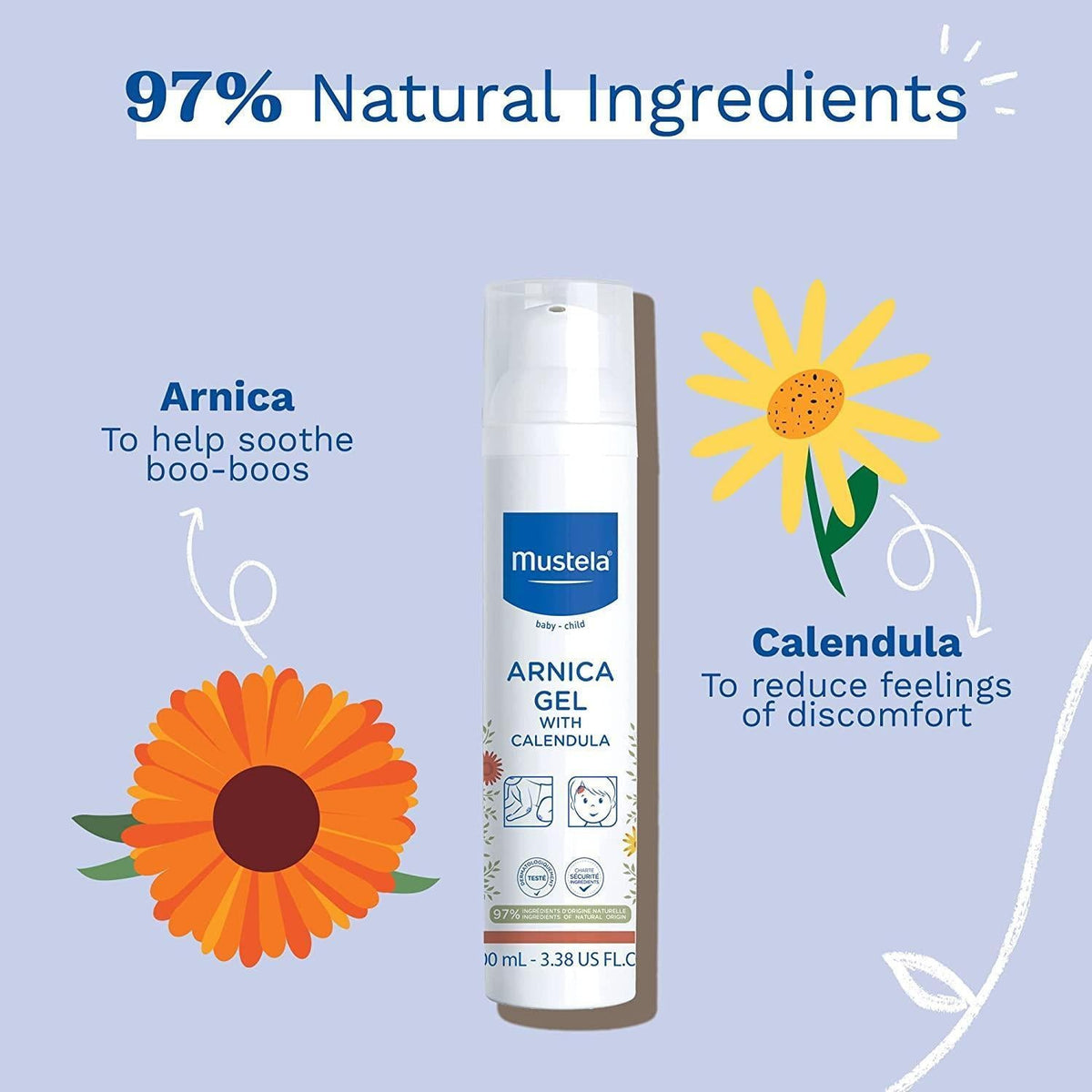 Mustela arnica moisturizing gel – view 4