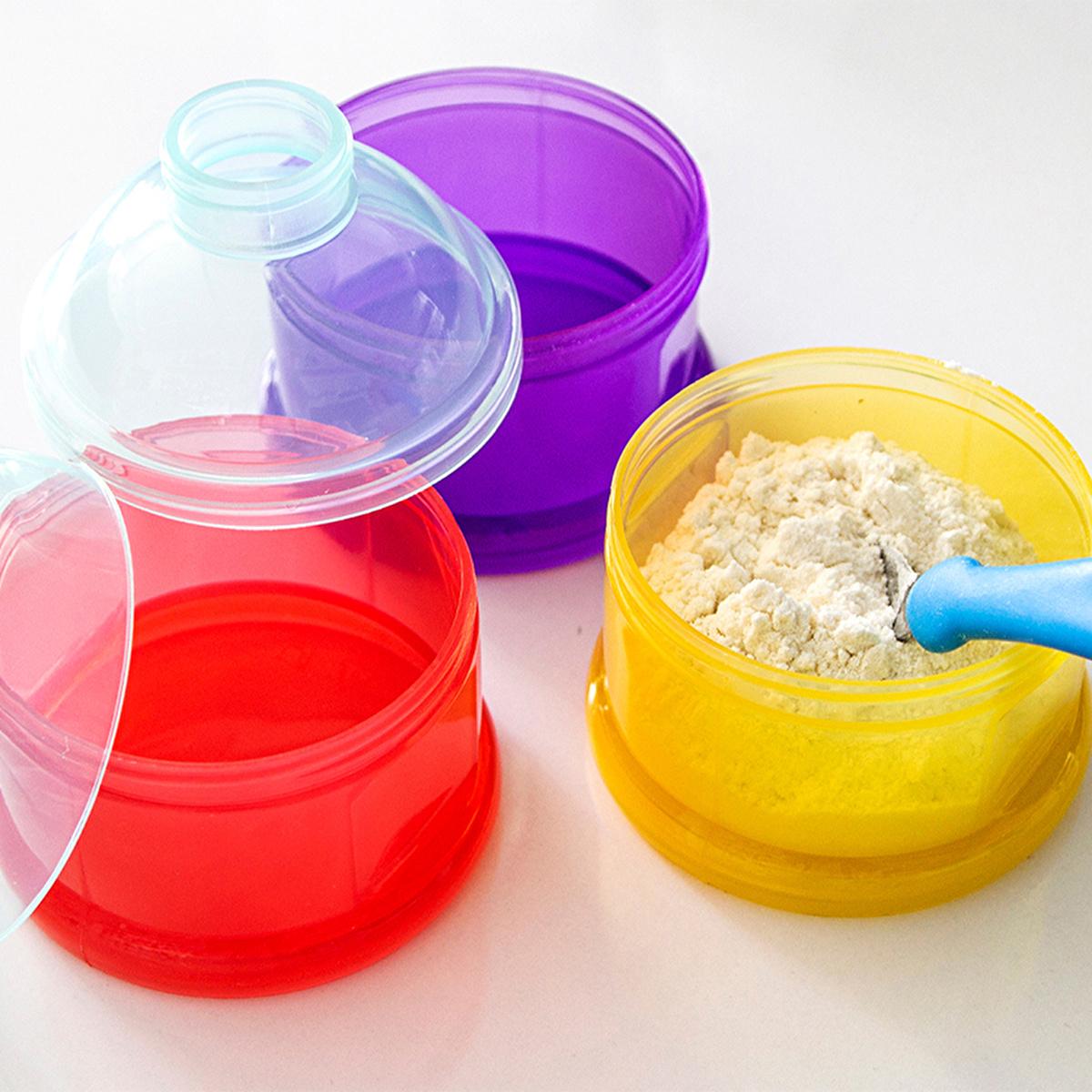 Babyjem 3-Compartment Baby Food Container - BPA-Free, Sterilizable, Portable by Beauty Care Bag