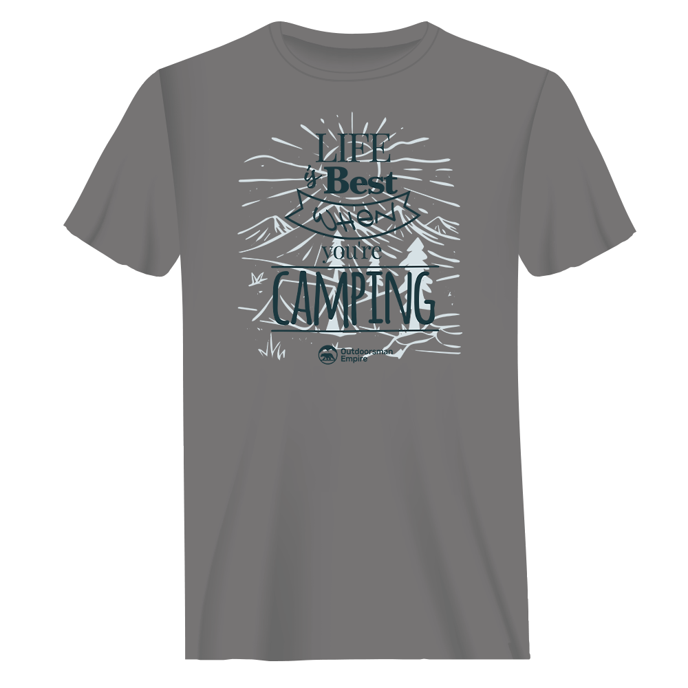 Life Is Best T-Shirt for Men by Outdoorzees