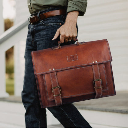 MaheTri Big Pocket by Classy Leather Bags