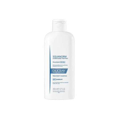 Ducray Squanorm Dry Dandruff Treatment Shampoo - Anti-Dandruff, Moisturizing, 6.76 fl oz by Beauty Care Bag