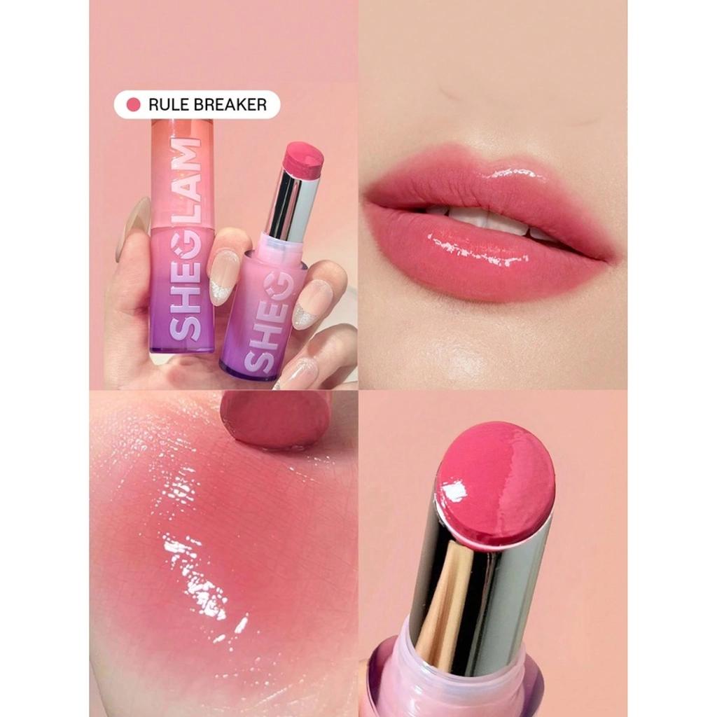 Sheglam Mirror Kiss Shine Lipstick Rule Breaker 2.3g by Beauty Care Bag