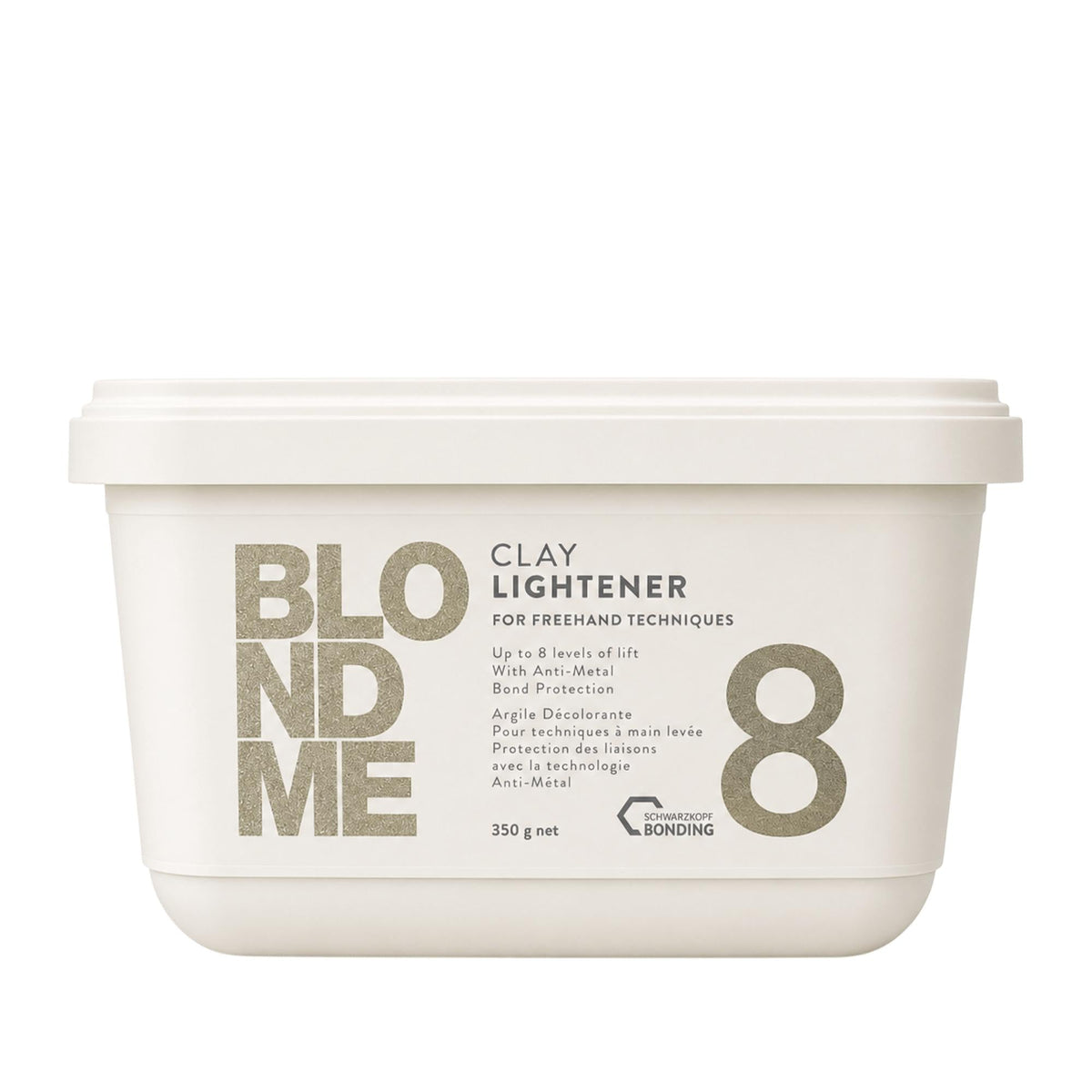 Schwarzkopf Blondme Clay Lightener 8 Hair Bleach 350g by Beauty Care Bag