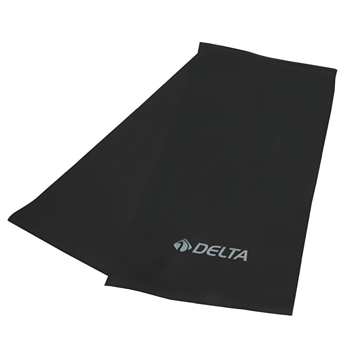 Delta black high resistance Pilates exercise band, 47.24 inches long