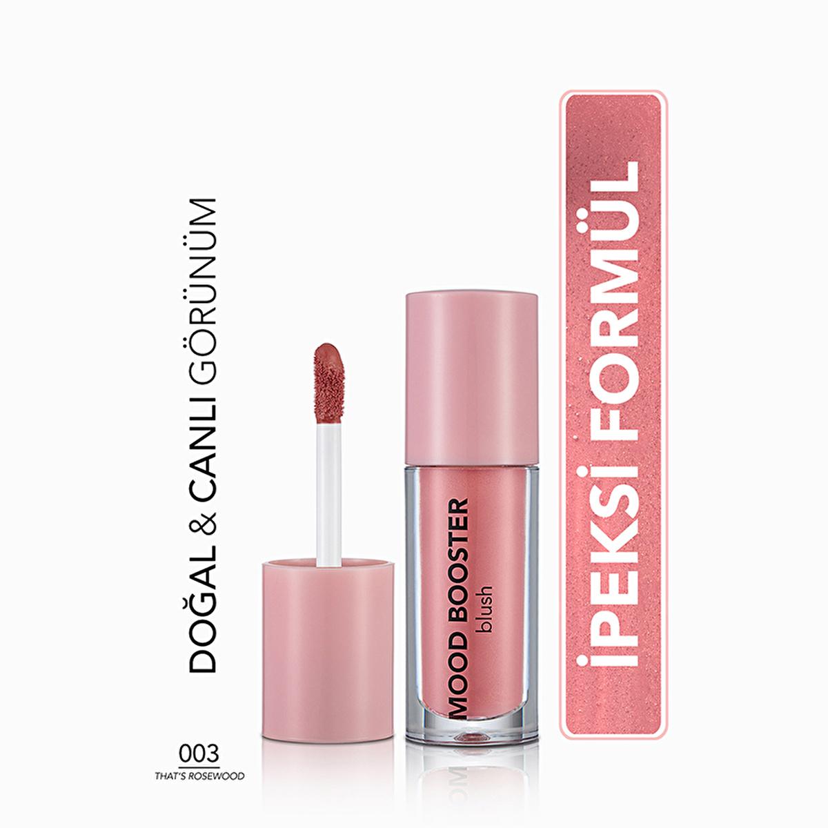 Flormar That's Rosewood Liquid Blush: Natural Glow, Highly Pigmented, Long Lasting - Radiant Rosewood Shade by Beauty Care Bag