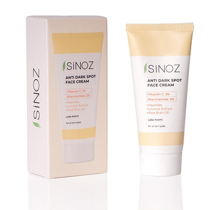 Sinoz: Advanced Skin Lightening Cream - Vitamin C & Niacinamide Dark Spot Corrector, Blemish Removal Skin Tone Evening, Radiant Complexion, 1.35 fl oz by Beauty Care Bag