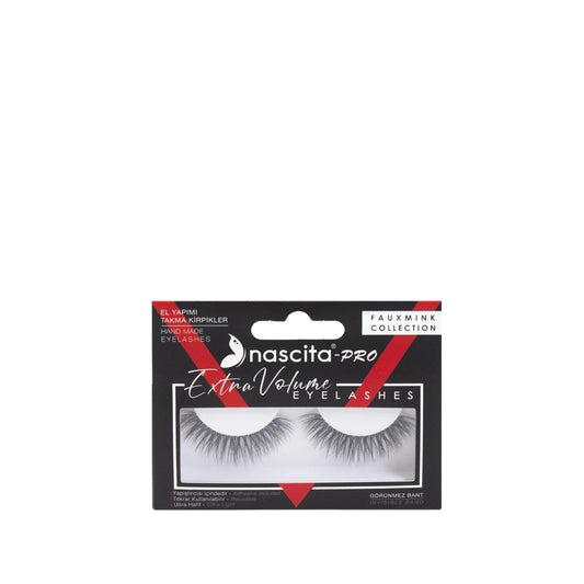 Nascita Pro Fauxmink Extra Volume False Eyelashes for Fuller, More Dramatic Look by Beauty Care Bag