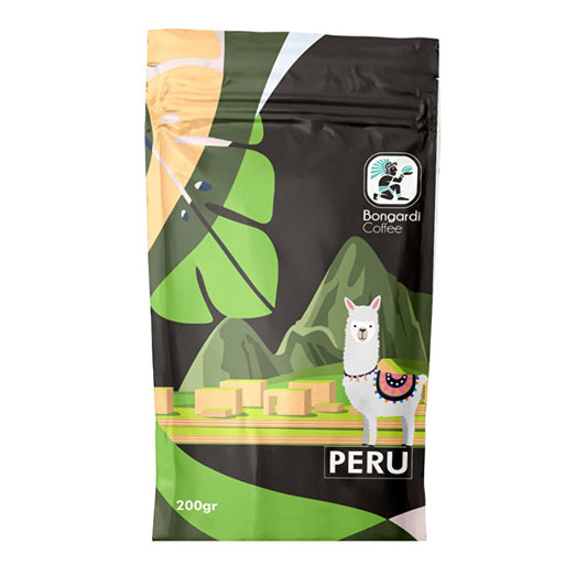 Bongardi Peru Specialty Coffee Beans - 200g Artisanal Gourmet Coffee for Connoisseurs by Beauty Care Bag
