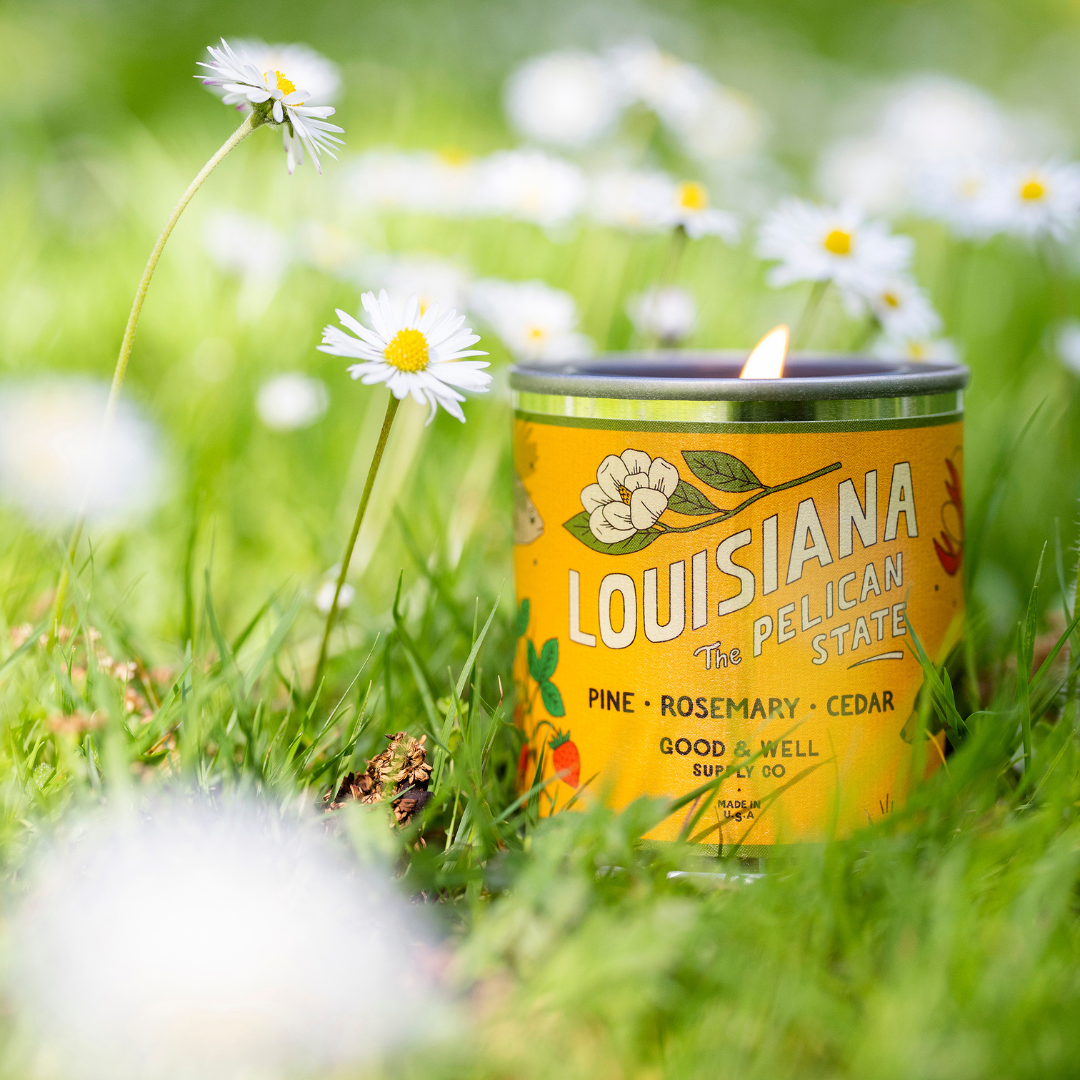 Louisiana State Candle by Good & Well Supply Co.