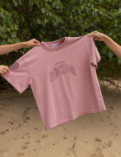 Love Your Neighbor Heavyweight Tee by Elevated Faith