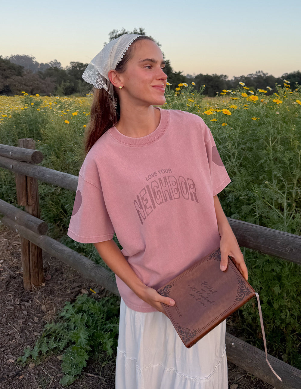 Love Your Neighbor Heavyweight Tee by Elevated Faith