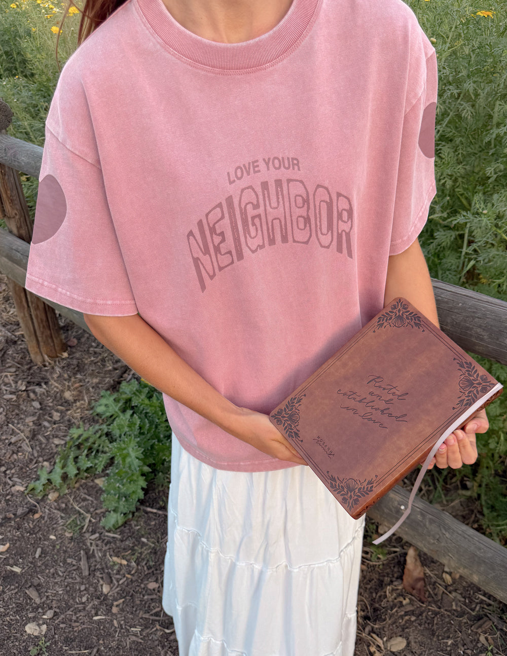 Love Your Neighbor Heavyweight Tee by Elevated Faith