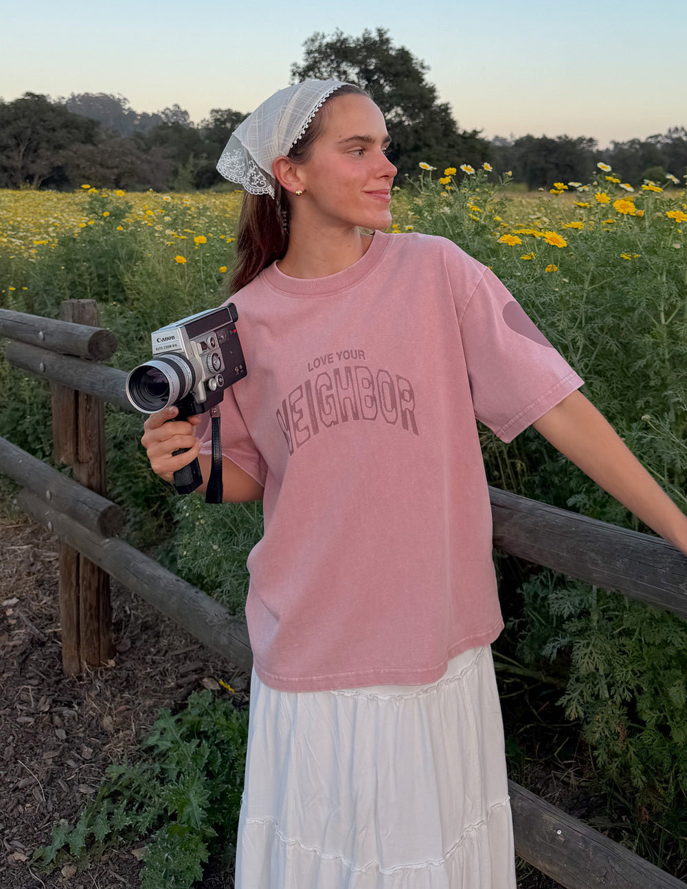 Love Your Neighbor Heavyweight Tee by Elevated Faith