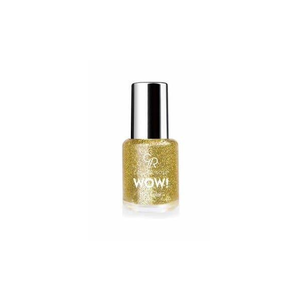 Golden Rose WOW Nail Color Glitter No:202 6ml by Beauty Care Bag