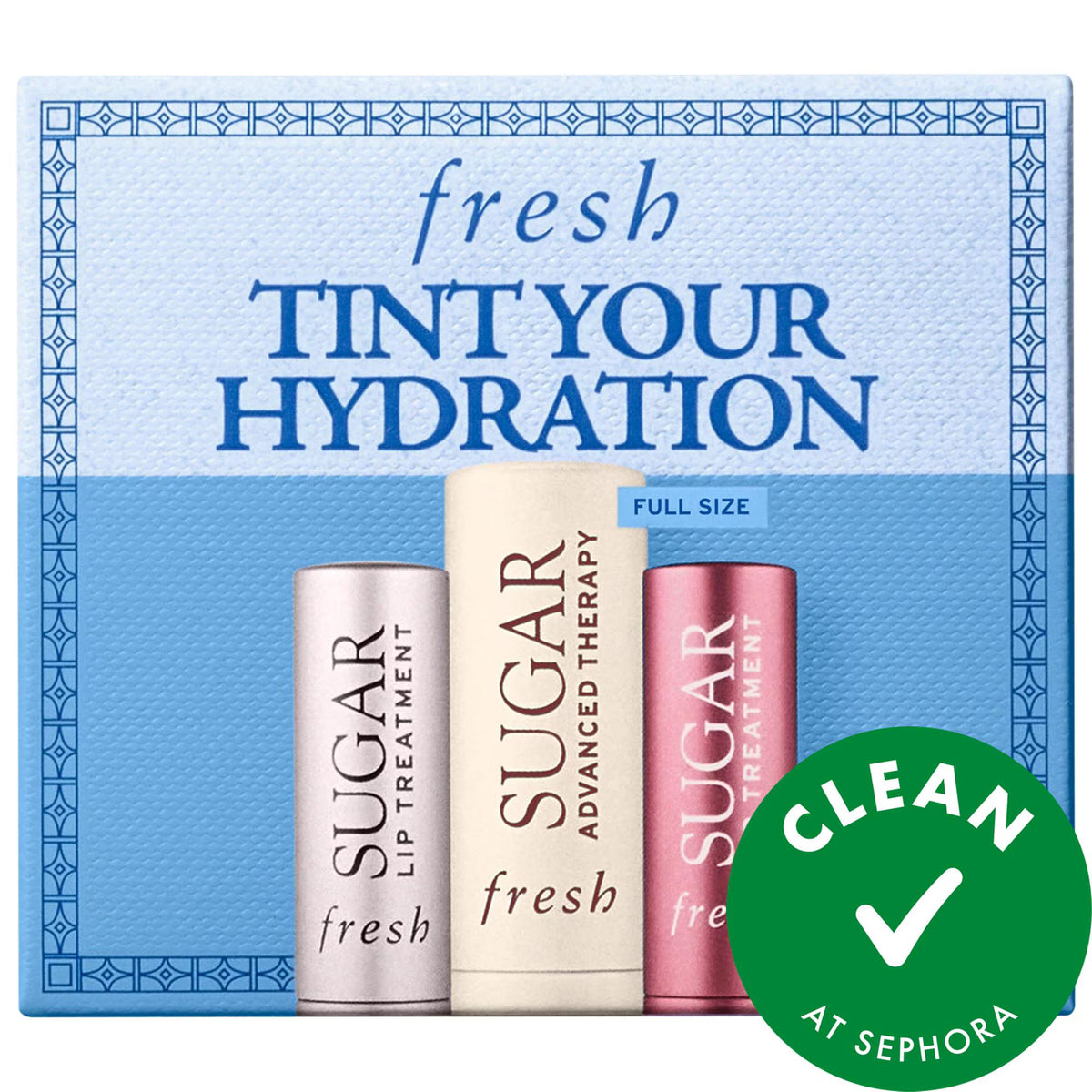 Fresh Beauty: Tint Your Hydration Lip Balm Set - Hydrating, Tinted Lip Care with Sugar, Hyaluronic Acid & Cranberry Seed Oil for Dry Lips by Beauty Care Bag