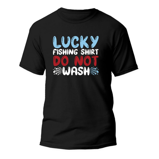 Lucky Fishing Shirt Man T-Shirt by Outdoorzees