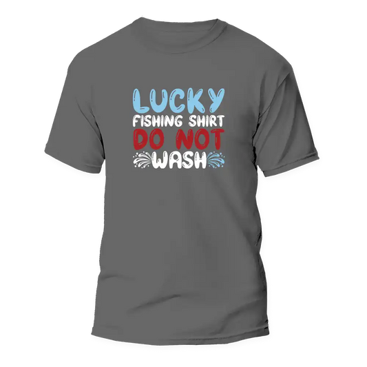 Lucky Fishing Shirt Man T-Shirt by Outdoorzees