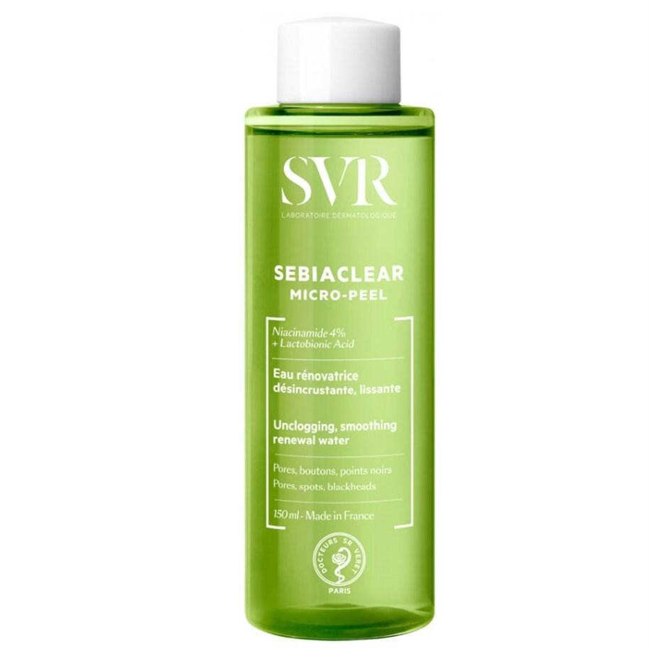 SVR Sebiaclear Micro Peel: Pore Tightening Toner with Salicylic & Niacinamide for Blackhead & Acne Treatment, Refining & Exfoliating Skin Texture by Beauty Care Bag