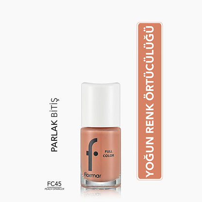 Flormar Full Color FC45 Peach Sparkler – view 4