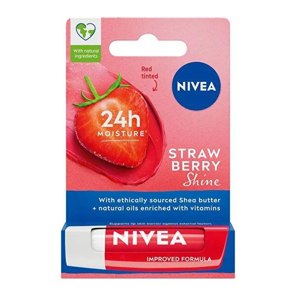 Nivea Strawberry Shine tinted lip balm