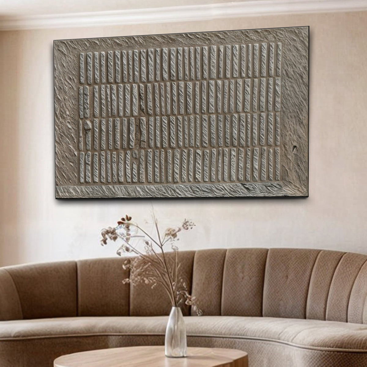 Modern Stone Pattern Wall Art by Tailored Canvases