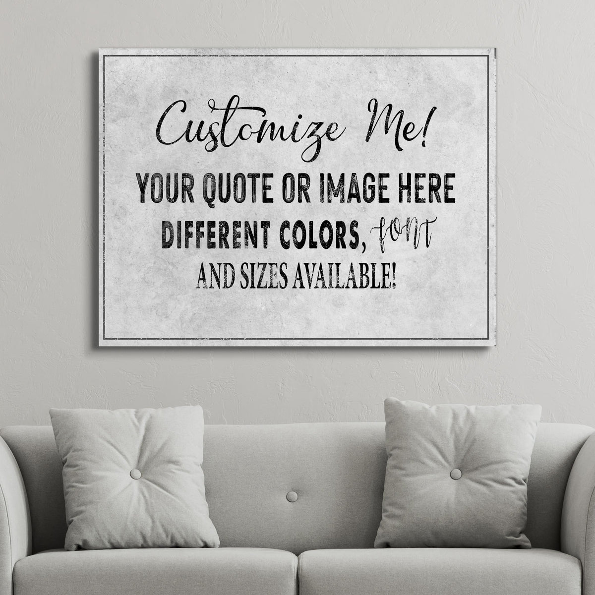 Tailored Canvases personalized premium canvas