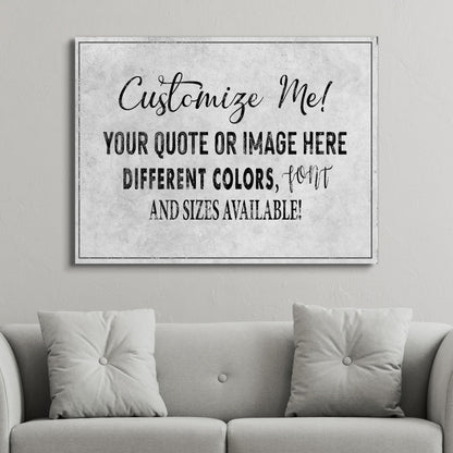 Tailored Canvases personalized premium canvas